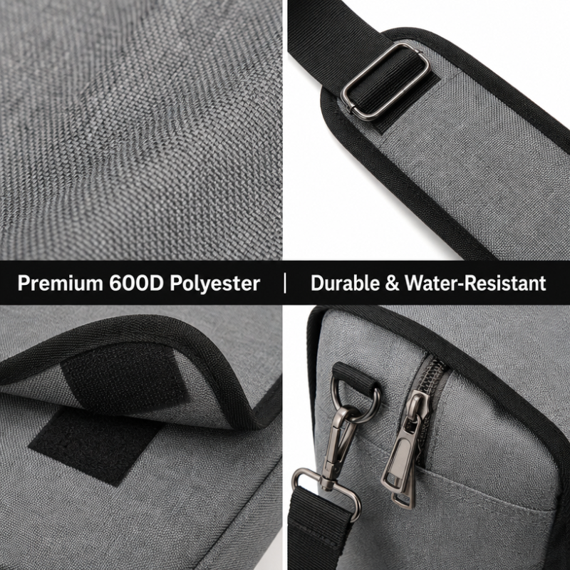 Custom Logo 15.6 Inch Messenger Laptop Bag Wholesale 600D Polyester Business Briefcase for Corporate Gifts