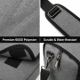 Custom Logo 15.6 Inch Messenger Laptop Bag Wholesale 600D Polyester Business Briefcase for Corporate Gifts
