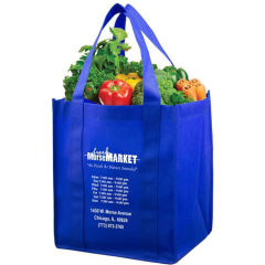 Reusable Non Woven Handbag with Custom Logo – Foldable Shopping Tote for Fruit, Vegetables, and Gifts