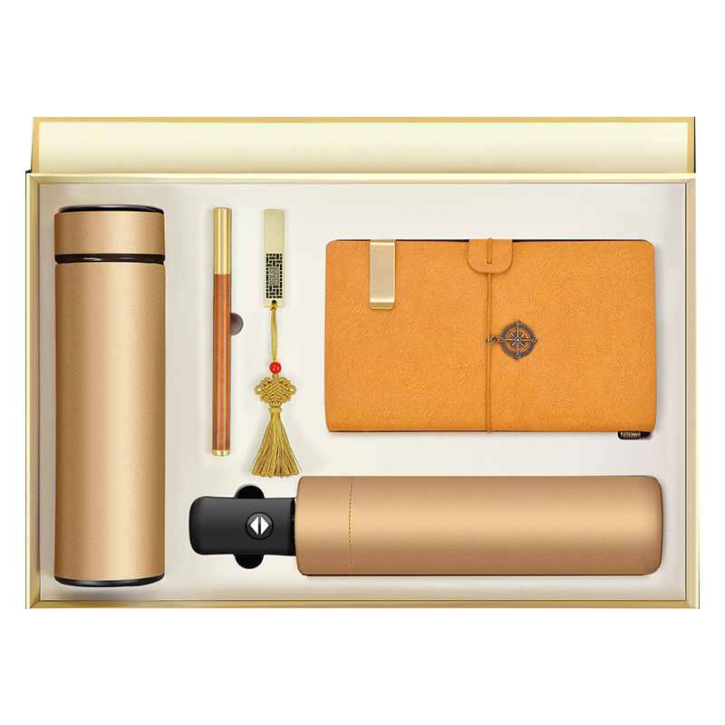 Vacuum Usb Pen A5 Notebook 5 pcs Office Gift Sets Corporate Business Gift Set With Custom Logo