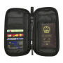 Custom Logo Passport Holder Travel Wallet Important Travel Storage Document Organizer Case