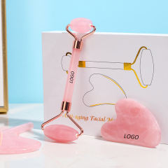 Jade Facial Massage Roller Gua Sha Jade Natural Crystal Stones Face Roller Massage Jade Facial Massage Roller Gua Sha Jade Natural Crystal Stones Face Roller Massage