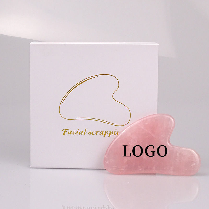 Jade Facial Massage Roller Gua Sha Jade Natural Crystal Stones Face Roller Massage