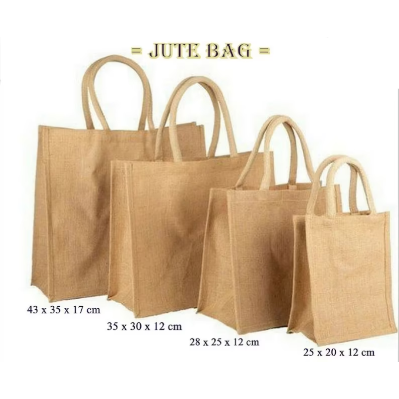 Large Capacity Custom Logo Shopping Bag Jute Handbag Custom Art Hand Carrying Fashion Retro Tote Bag