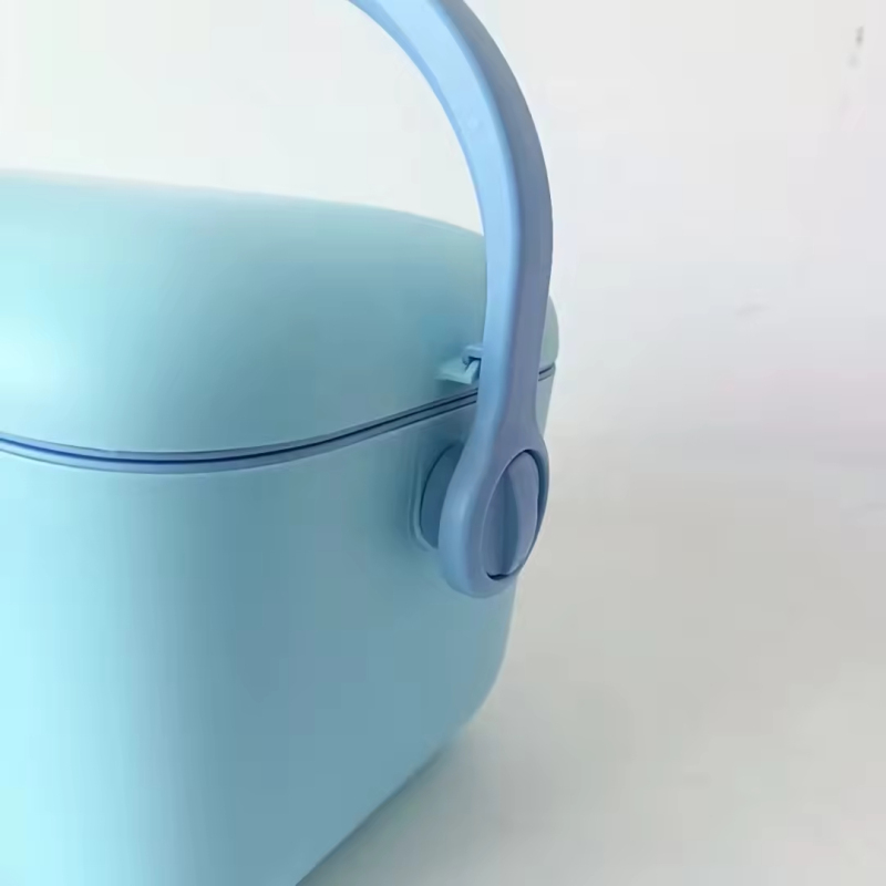 Plastic Cooler 5L Small Ice Bucket Box With logo Promotion for Mini Cooler Picnic Sports Hard Food Cooler Keep Item Cooling