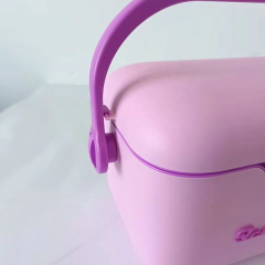 Plastic Cooler 5L Small Ice Bucket Box With logo Promotion for Mini Cooler Picnic Sports Hard Food Cooler Keep Item Cooling