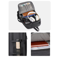 Sac à dos tactique USB en gros – Sac étanche pour ordinateur portable avec système antivol