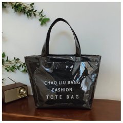Custom Large-Capacity Tyvek PVC Tote Bag Lightweight, Washable Shopping Bag