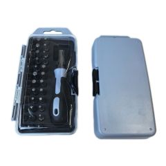37-Piece Eco-Friendly ABS & Carbon Steel Screwdriver Bit Set Hand Tool Kit Promotion Gift Household Tool