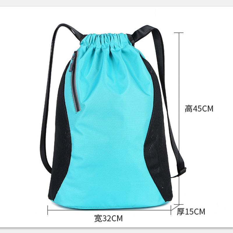 Custom Heavy Duty Lightweight Travel Sport Basketball Gym Waterproof Drawstring Backpack