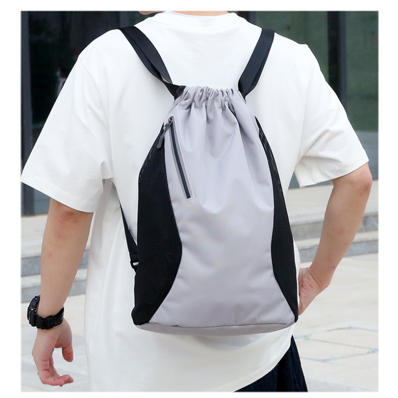 Custom Heavy Duty Lightweight Travel Sport Basketball Gym Waterproof Drawstring Backpack