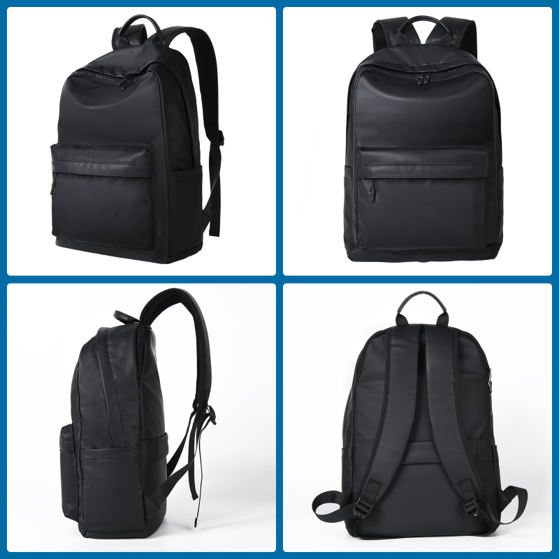 Pinghu Backpack PU bag manufacturer men backpack for boy Travel Business Usb Laptop School Backpack