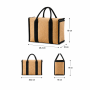 Custom Eco Friendly Aluminum Foil Lunch Food Drink Tote Cooler Bags Linen Insulated Jute Cooler Bag