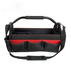 Large Capacity Tool Bag with Multiple Pockets, 600D Oxford Fabric, Handheld Shoulder Carry