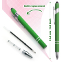 Promotion Custom Logo 2-in-1 Soft Touch Metal Gel Pen with Retractable Stylus Tip Portable for New Business Giveaways