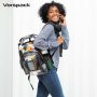 School Outdoor Waterproof Clear Transparent Pvc Backpack Clear Backpack