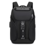 Men's Fashionable Large Capacity Waterproof Anti-Theft Multi-Function USB Business Backpack Oxford Polyester Made for Laptop