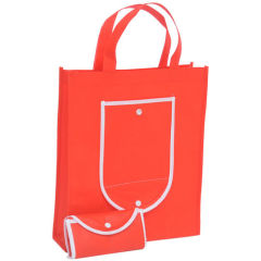 Custom Eco-Friendly Collapsible Shopping Bags Reusable Handbag Non Woven Foldable Tote Bag