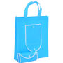 Custom Eco-Friendly Collapsible Shopping Bags Reusable Handbag Non Woven Foldable Tote Bag