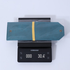 PU Leather Cash Wrap Wallet Quick Access Money Holder Slim Wallet with Snap Closure Card Slots for Men Women Daily Use