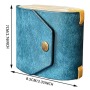 PU Leather Cash Wrap Wallet Quick Access Money Holder Slim Wallet with Snap Closure Card Slots for Men Women Daily Use