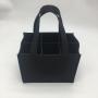 Custom Design Hot Sell Purse Insert Wine Bottle Holder Organizer Handbag Felt Shopping Bag