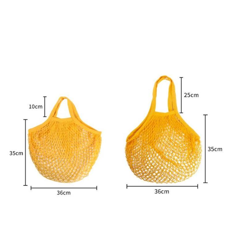 Wholesaole Reusable Cotton Net Grocery Bag with Large Capacity – Foldable Lightweight Mesh Tote