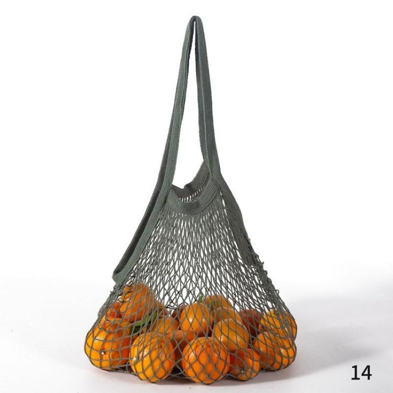 Wholesaole Reusable Cotton Net Grocery Bag with Large Capacity – Foldable Lightweight Mesh Tote