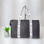 Wholesale printing Logo Tote Felt Bags​ Zippered Canvas Tote bags