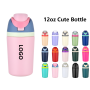 Wholesale 12oz Colorful Cute Bottles Bulk Silk Screen Blank Eco-Friendly Stainless Steel Vacuum Flask for Promotional Events