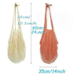 New Reusable Mesh Shopping Bag String Grocery Bag Shopper Cotton Tote Mesh Net Woven Portable Durable Shopping Bag