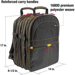 High Quality Large Capacity Sturdy Tool Backpack Bag Electrician Tool Storage Bag