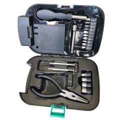 Portable Eco-Friendly Hand Tool Kit with Flashlight-Auto & Home Emergency Tool Box Set (Steel & Carbon Steel) Portable Eco-Friendly Hand Tool Kit with Flashlight-Auto & Home Emergency Tool Box Set (Steel & Carbon Steel)