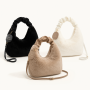 Custom Plush Handbag Women Faux Fur Shoulder Bag Crossbody Hobo Bag Soft Fuzzy Tote Purse OEM Manufacturer