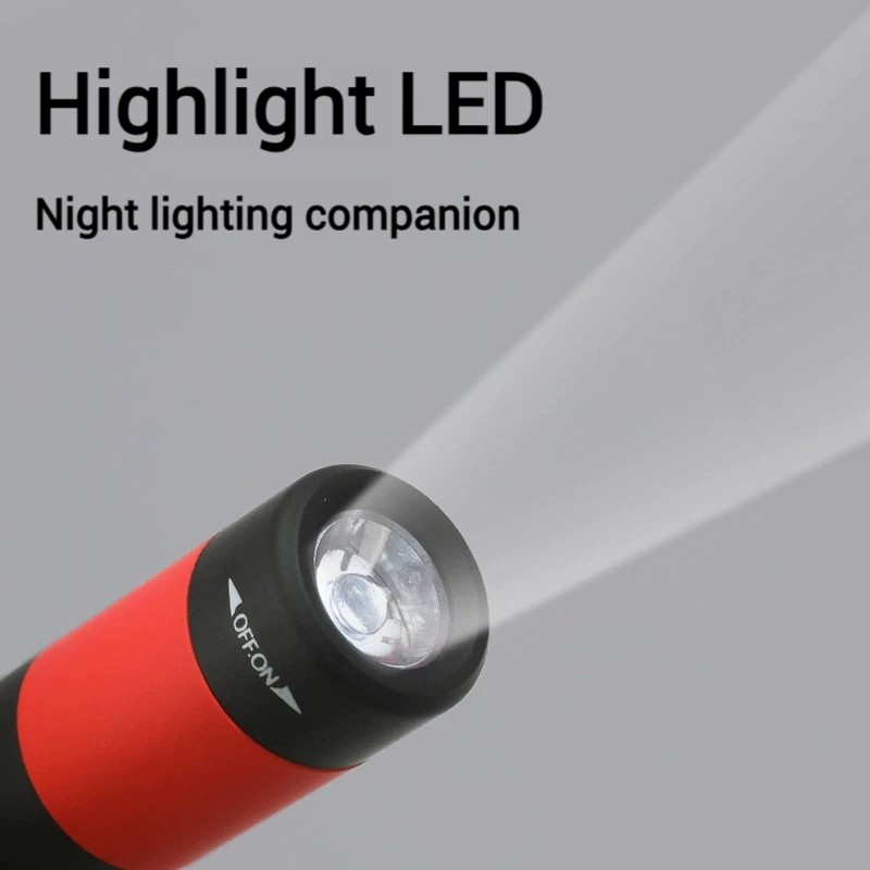 MINI USB Rechargeable Flashlight Keychain Torch Finger Light Camping Light Suitable for Doctor Reading Outdoor