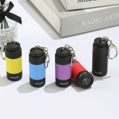 MINI USB Rechargeable Flashlight Keychain Torch Finger Light Camping Light Suitable for Doctor Reading Outdoor
