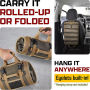Small Tool Bag With Detachable Pouches Heavy Duty Roll Up Tool Bag Organizer With 6 Tool Pouches