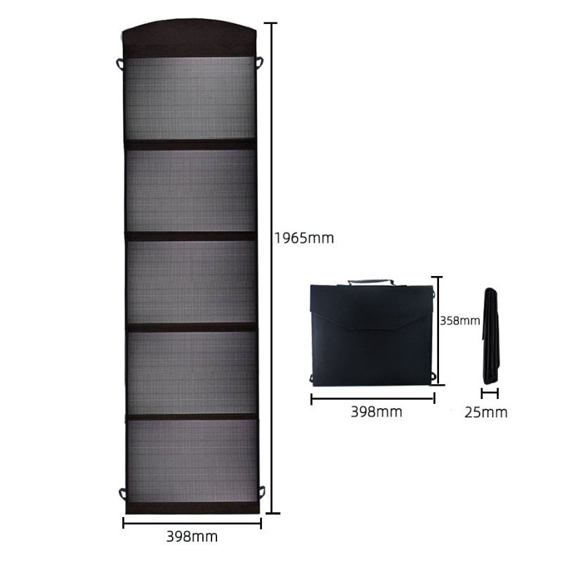 100W Portable Foldable Solar Waterproof USB Port Charger Solar Cell Panels for Phone Battery Outdoor solar energy system