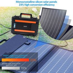 100W Portable Foldable Solar Waterproof USB Port Charger Solar Cell Panels for Phone Battery Outdoor solar energy system