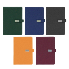 Custom Hardcover Notebook with Magnetic Closure PU Leather Cover A5 Customizable Cover Logo 100 Sheets