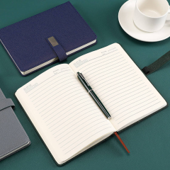 Custom Hardcover Notebook with Magnetic Closure PU Leather Cover A5 Customizable Cover Logo 100 Sheets