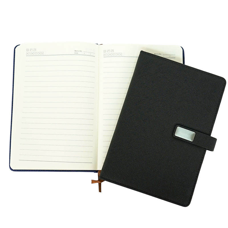 Custom Hardcover Notebook with Magnetic Closure PU Leather Cover  A5 Customizable Cover Logo 100 Sheets