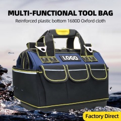 Large Tool Bag with Oxford Fabric, Multi-Pocket Design, Large Capacity, and Strong Load-Bearing