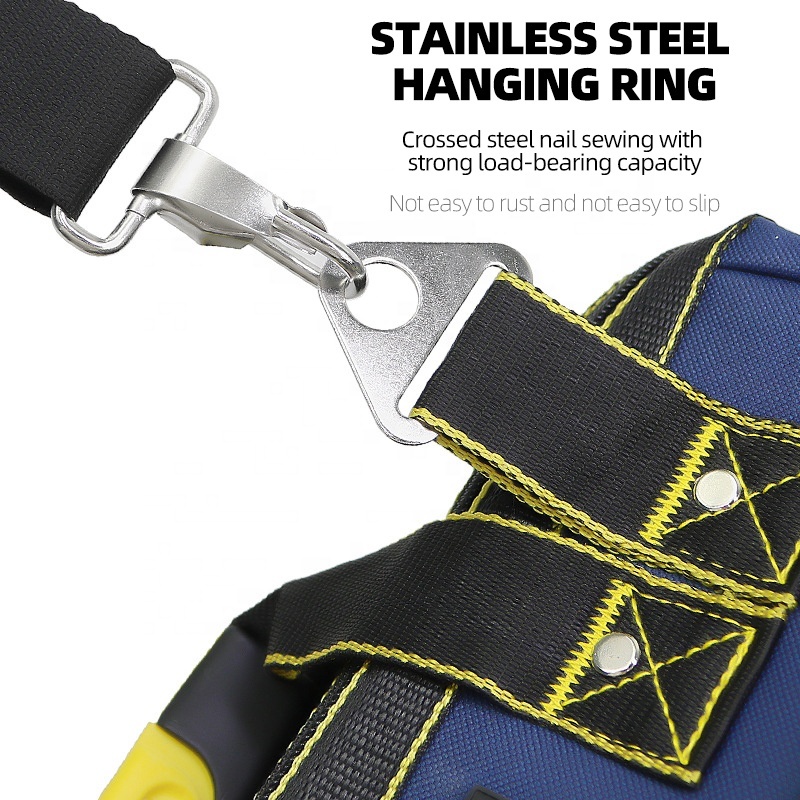 Large Tool Bag with Oxford Fabric, Multi-Pocket Design, Large Capacity, and Strong Load-Bearing