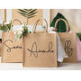 Wholesale Eco-Friendly Jute Tote Bag Waterproof, Large Capacity Reusable Shopping Bag