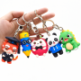 Custom Designer Personalized Plastic Rubber Keychain Custom PVC Keychain 3d Cartoon OEM ODM Promotional Gift