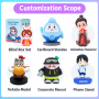 Custom Designer Personalized Plastic Rubber Keychain Custom PVC Keychain 3d Cartoon OEM ODM Promotional Gift