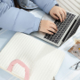 OEM ODM Padded Quilted Laptop Sleeve Luxury Bubble Design Protective Notebook Bag Case for Corporate Gift Wholesale