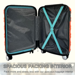 20-Inch Lightweight Leisure Suitcase Multi-Functional Zippered Business Travel Case with Durable and sturdy suitcase