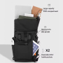 High-quality Unisex Fashion Laptop Backpack Waterproof Oxford Student Computer Bags Waterproof Rolltop Backpack